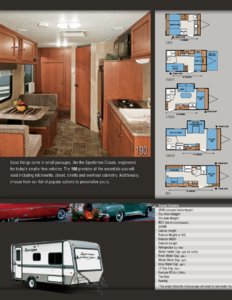 2014 KZ RV Sportsmen Classic Brochure page 2