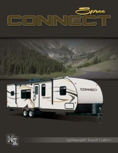 2014 KZ RV Spree Connect Brochure page 1