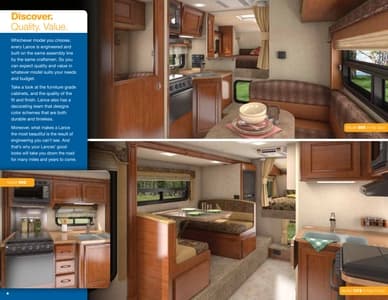 2014 Lance Truck Campers Brochure page 4