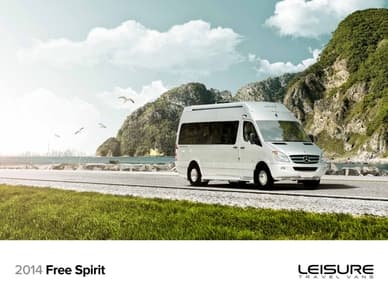 2014 Leisure Travel Vans Free Spirit Brochure page 1