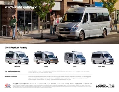 2014 Leisure Travel Vans Free Spirit Brochure page 5