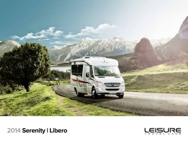 2014 Leisure Travel Vans Serenity Libero Brochure page 1
