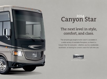 2014 Newmar Canyon Star Brochure page 3