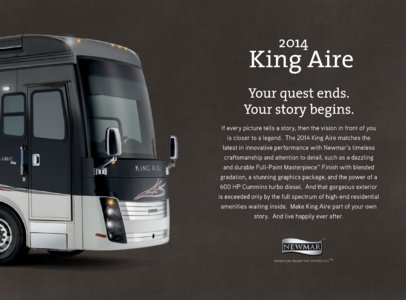 2014 Newmar King Aire Brochure page 3