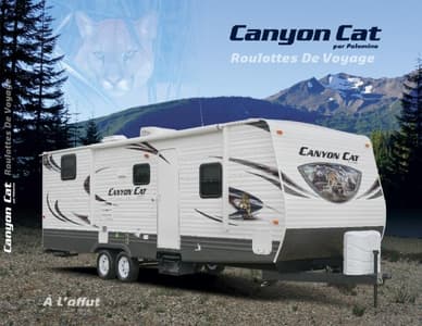 2014 Palomino Canyon Cat French Brochure page 1