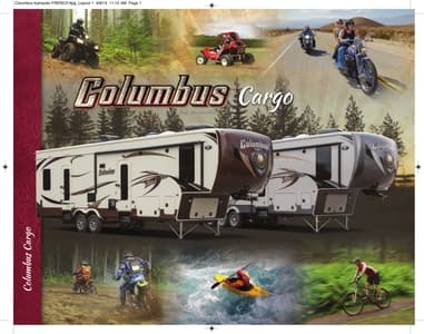 2014 Palomino Columbus Cargo French Brochure page 1