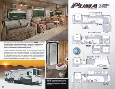 2014 Palomino Puma French Brochure page 8