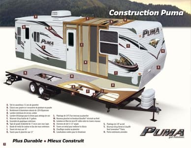 2014 Palomino Puma French Brochure page 12