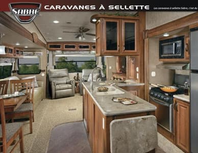 2014 Palomino Sabre Fifth Wheel French Brochure page 2