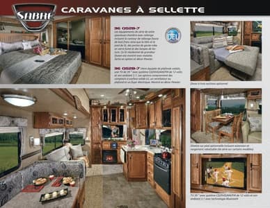 2014 Palomino Sabre Fifth Wheel French Brochure page 4