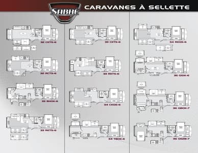 2014 Palomino Sabre Fifth Wheel French Brochure page 6