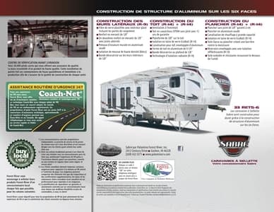 2014 Palomino Sabre Fifth Wheel French Brochure page 8