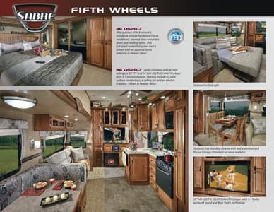 2014 Palomino Sabre Fifth Wheel Brochure page 4