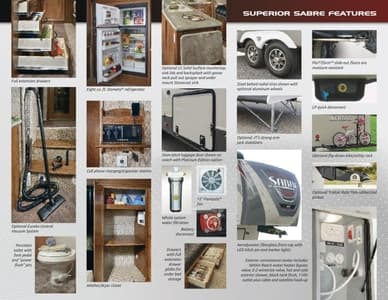 2014 Palomino Sabre Fifth Wheel Brochure page 5
