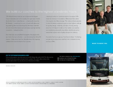 2014 Tiffin Allegro Bus Brochure page 20