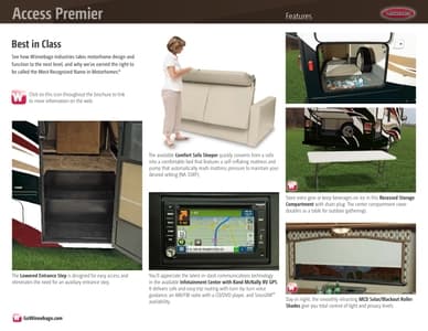 2014 Winnebago Access Premier Brochure page 3