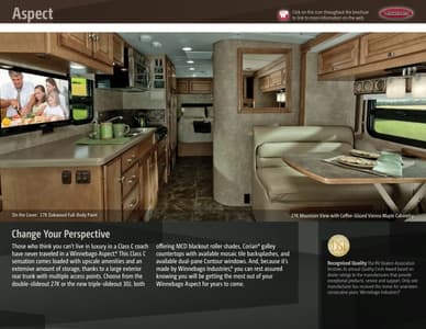 2014 Winnebago Aspect Brochure page 2