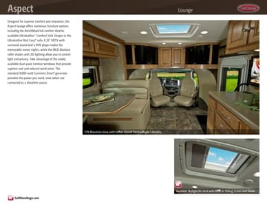 2014 Winnebago Aspect Brochure page 4