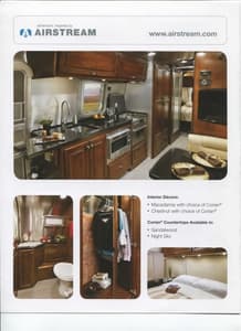 2015 Airstream Classic Travel Trailer Brochure page 2