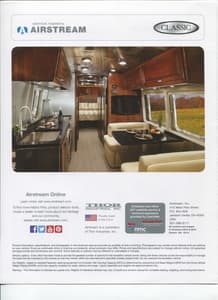 2015 Airstream Classic Travel Trailer Brochure page 4