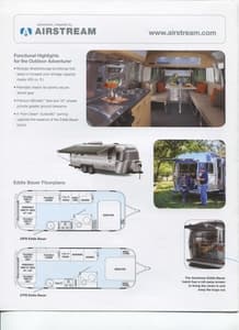 2015 Airstream Eddie Bauer Travel Trailer Brochure page 2