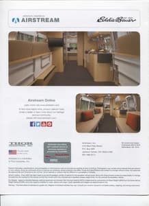2015 Airstream Eddie Bauer Travel Trailer Brochure page 4