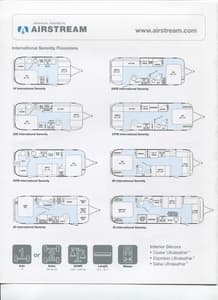 2015 Airstream International Serenity Travel Trailer Brochure page 2