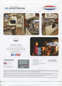 2015 Airstream International Serenity Travel Trailer Brochure page 4