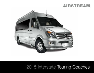 2015 Airstream Interstate 3500 Brochure page 1