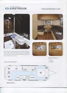 2015 Airstream Land Yacht Travel Trailer Brochure page 2