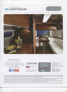2015 Airstream Land Yacht Travel Trailer Brochure page 4