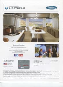 2015 Airstream Sport Travel Trailer Brochure page 4
