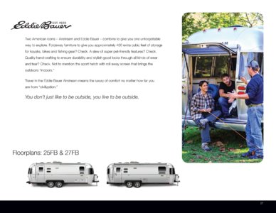 2015 Airstream Travel Trailers Brochure page 23