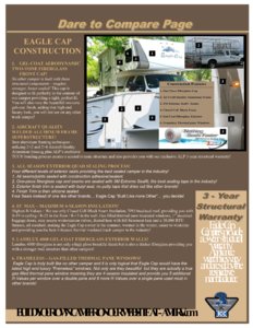 2015 ALP Eagle Cap Truck Campers Brochure page 3