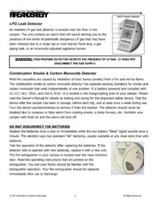 2015 ALP Truck Campers Owner's Manual page 13