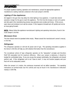 2015 ALP Truck Campers Owner's Manual page 23