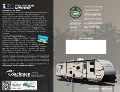 2015 Coachmen Catalina Brochure page 16