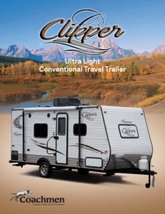 2015 Coachmen Clipper Travel Trailer Brochure page 1