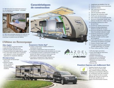 2015 Coachmen Freedom Express French Brochure page 9