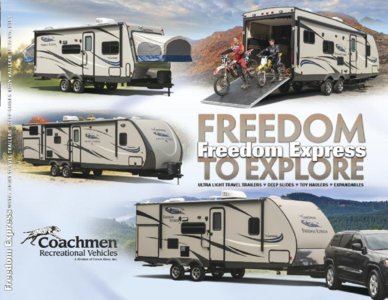 2015 Coachmen Freedom Express Brochure page 1