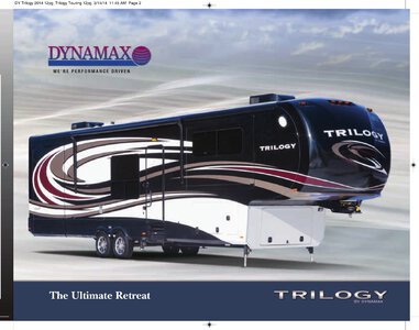 2015 Dynamax Trilogy Brochure page 1