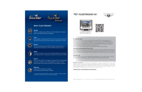 2015 Fleetwood Bounder Classic Brochure page 12