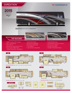 2015 Fleetwood Expedition Brochure page 1