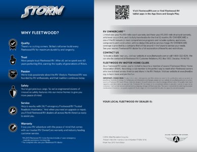 2015 Fleetwood Storm Brochure page 4