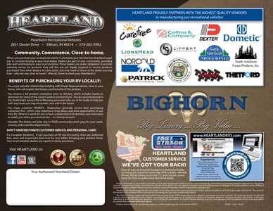 2015 Heartland Bighorn Brochure page 8