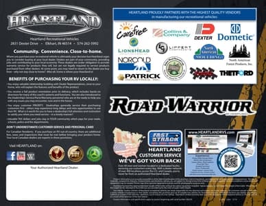 2015 Heartland Road Warrior Brochure page 8