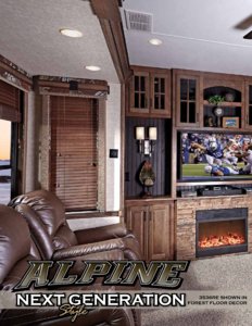 2015 Keystone RV Alpine Brochure page 8