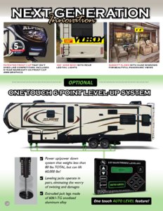 2015 Keystone RV Alpine Brochure page 18