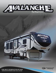 2015 Keystone Rv Avalanche Brochure page 1
