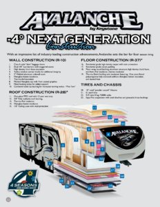 2015 Keystone RV Avalanche Brochure page 12